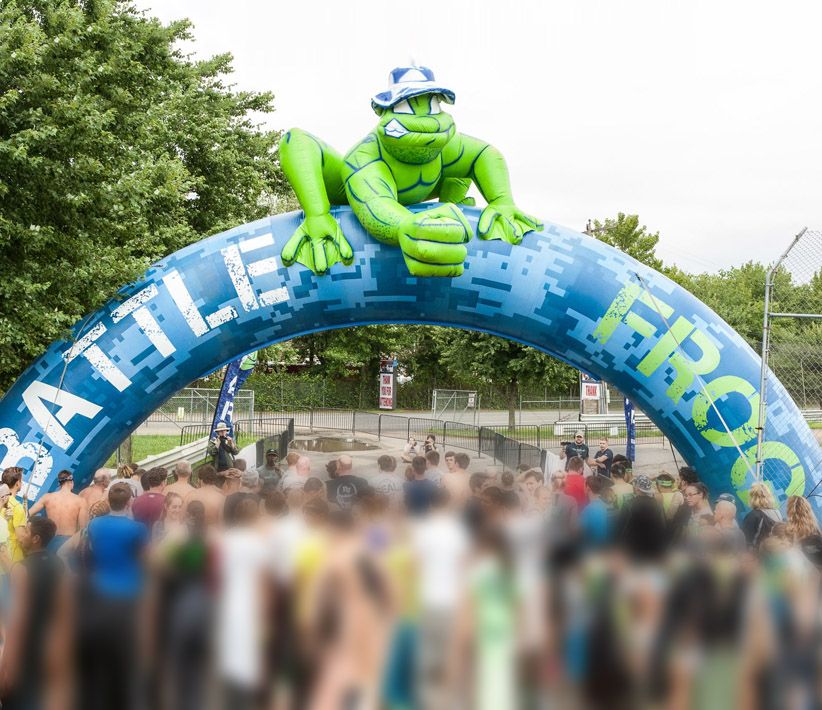 Battle Frog Inflatable Arch