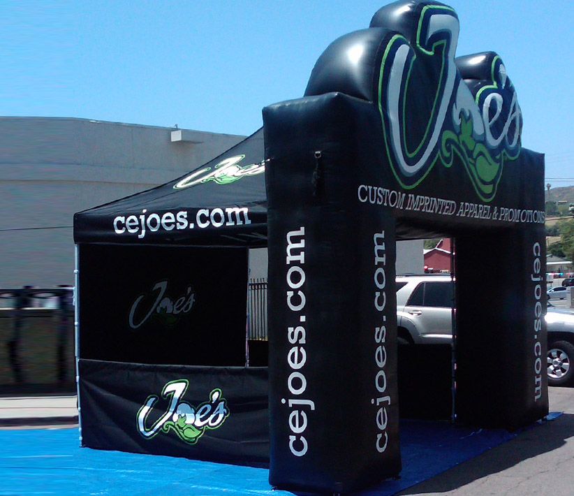 Cotton Eyed Joe's Inflatable Vendor Tent