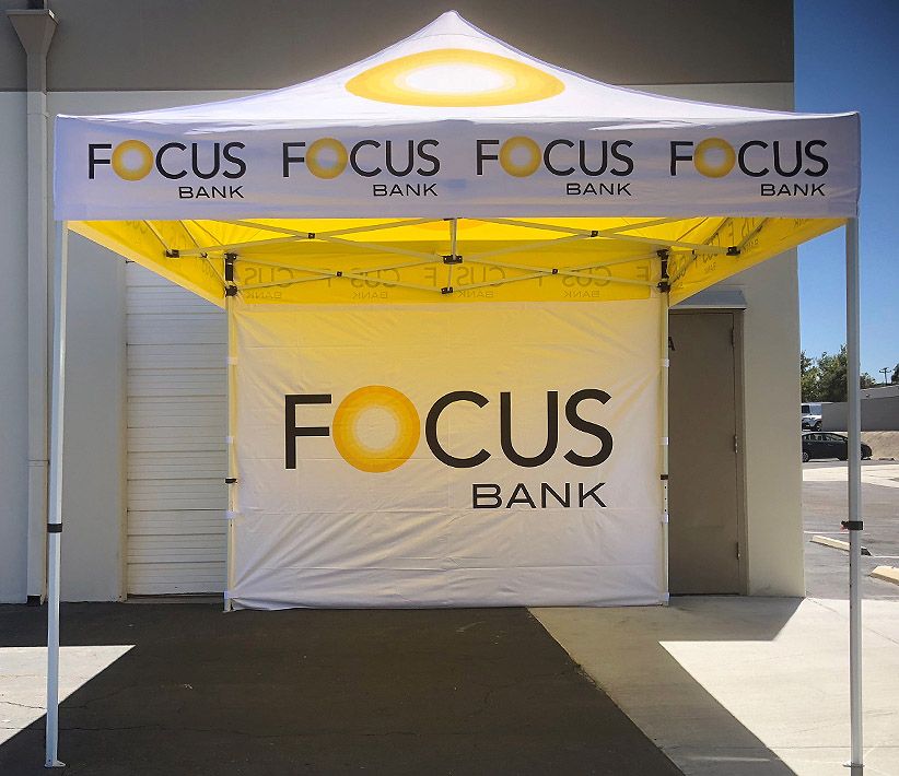 Focus Bank Vendor Tent