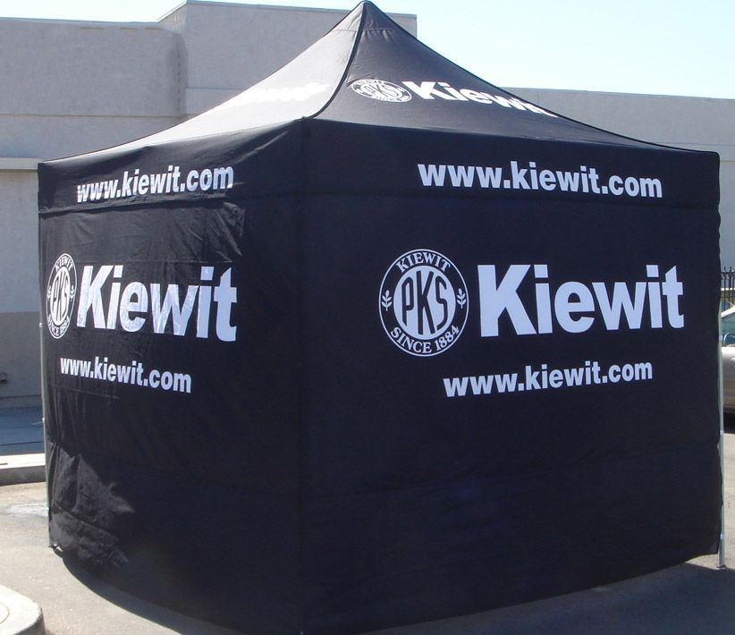Kiewit Vendor Tent with Sides