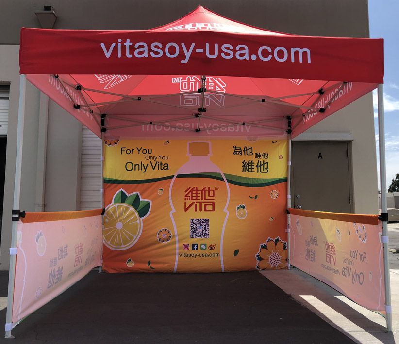 Vitasoy Vendor Tent with Sides